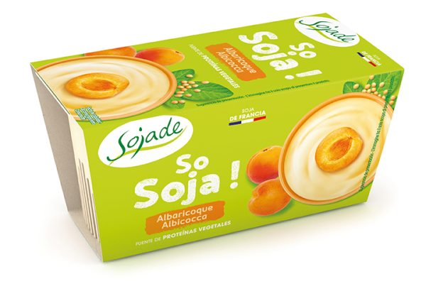 Yogur de Soja con Albaricoque Bio (F), 2 x 100 g